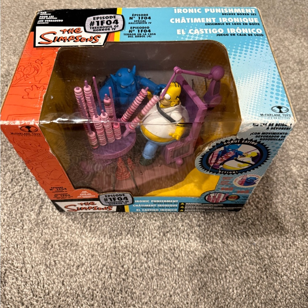 The Simpsons ironic punishment new McFarlane toys